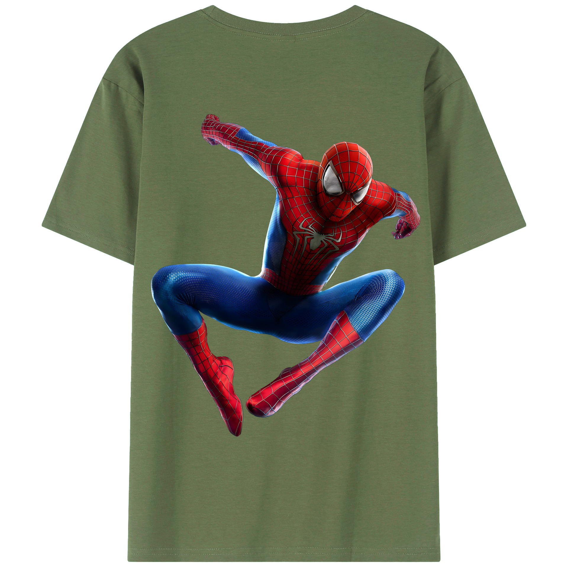 （画像用） アベンジャーズ The Avengers 綿100％ メンズ半袖Tシャツ（バックプリント） 通気性